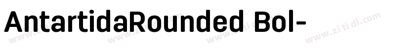 AntartidaRounded Bol字体转换
